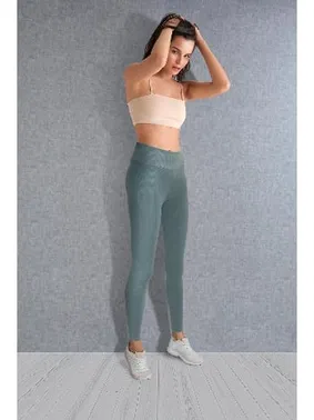 Doreanse Doreanse Kadın Yüksek Bel Fitilli Spor Tayt 8041