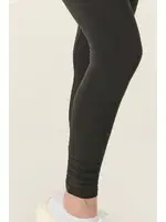 DoReMi Çizgili Rahat Günlük Tayt Miorre 999-ZZ0112 Siyah farklı açı