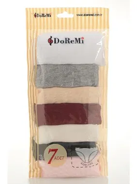 DOREMI DoReMi Düz Daily Fit 7li Bayan Külot 002-001820