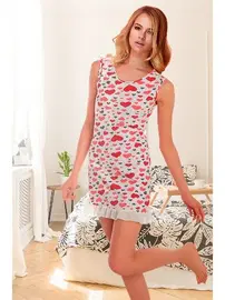 DOREMI DoReMi Love Kalpli Penye Gecelik 002-000484