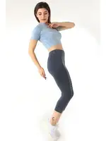 DoReMi Normal Bel Kadın Kapri Tayt 002-000001 Mavi farklı açı