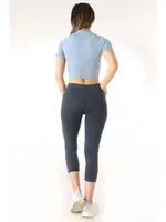 DoReMi Normal Bel Kadın Kapri Tayt 002-000001 Mavi görsel 4