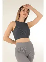 DoReMi Seamless Örme Kadın Büstiyer 002-000134 Gri görsel 8