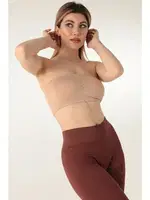 DoReMi Seamless Straplez Askısız Pedli Büstiyer 002-000199 Ten görsel 7