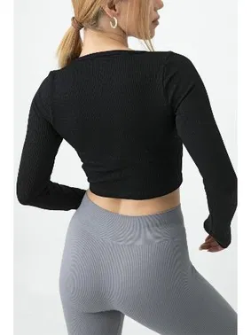 DOREMI DoReMi Seamless Uzun Kollu Fitilli Büstiyer 002-000133 - Alternatif Görünüm