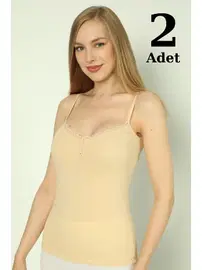 Arma Yıldız Düğmeli Atlet Ten İp Askı Arma Yıldız 3365 - 2 ADET