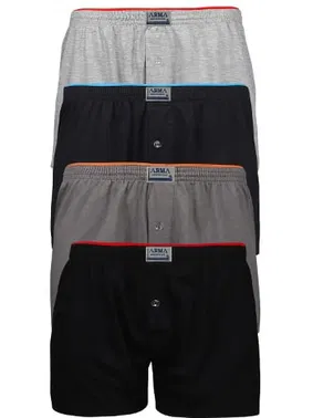 Arma Yıldız Düğmeli Havlu Bel Boxer 4'lü Paket Arma Yıldız 1140 - 4 ADET