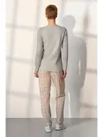 Ekoseli Uzun Kollu Kadın Pijama Takımı Doreanse 25K4043 detay görünüm