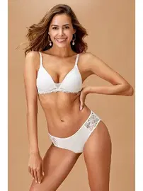 Nurteks Ekru Destekli Sütyen Takım Nurteks 4437