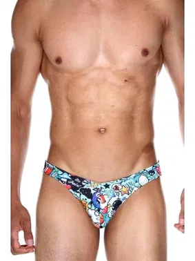 Darkzone Emoji Desenli Renkli Erkek Slip (Dijital Baskılı) Darkzone DZN6078