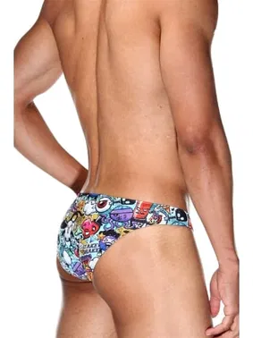 Darkzone Emoji Desenli Renkli Erkek Slip (Dijital Baskılı) Darkzone DZN6078 - Alternatif Görünüm