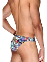 Emoji Desenli Renkli Erkek Slip (Dijital Baskılı) Darkzone DZN6078 detay görünüm