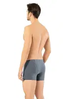 Erdem Kısa Slim Fit Erkek Boxer 1420 Antrasit detay görünüm