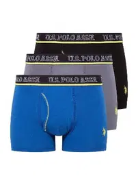 Us. POLO Assn. U.S. Polo Assn. 3Lü Pamuklu Erkek Boxer 80508