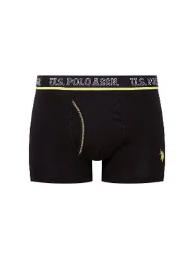 Us. POLO Assn. U.S. Polo Assn. 3Lü Pamuklu Erkek Boxer 80508 - Alternatif Görünüm