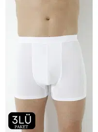Arma Yıldız Erkek Bambu Boxer Beyaz 3lü Paket Arma Yıldız 1172 - 3 ADET