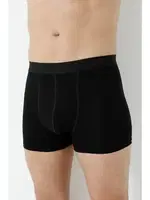 Erkek Bambu Boxer Siyah 3lü Paket Arma Yıldız 1172 - 3 ADET Siyah görsel 4