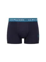 U.S. Polo Assn. Erkek 3Lü Pamuklu Boxer 80515 görsel 7