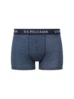 U.S. Polo Assn. Erkek 3Lü Pamuklu Boxer 80515 görsel 4