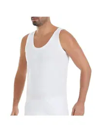 Yıldız Çamaşır Erkek Beyaz 6'lı Paket %100 Pamuk Ribana Atlet Yıldız Çamaşır 04