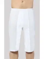 Erkek Beyaz Loklu Uzun Paçalı Boxer Arma Yıldız 1162 Beyaz