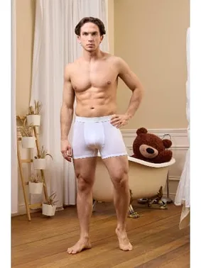 Darkzone Erkek Beyaz Mikro Modal Boxer Darkzone DZNMC2002