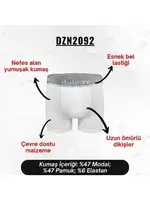 Erkek Beyaz Modal Boxer Darkzone DZN2092 görsel 8