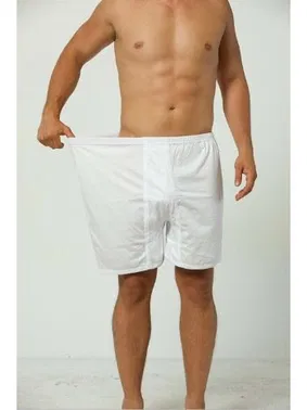 Arma Yıldız Erkek Beyaz Pamuklu Battal Paçali Boxer Arma Yıldız 9146