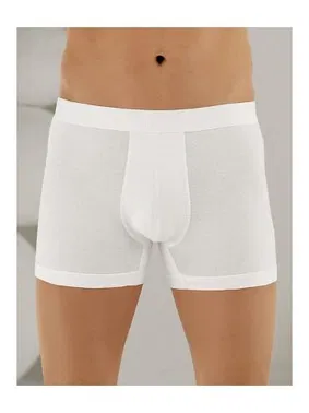 Arma Yıldız Erkek Beyaz Penye Likralı Boxer Arma Yıldız 1144