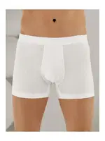 Erkek Beyaz Penye Likralı Boxer Arma Yıldız 1144 Beyaz