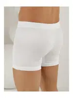 Erkek Beyaz Penye Likralı Boxer Arma Yıldız 1144 Beyaz detay görünüm