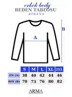 Erkek Beyaz Uzun Kol Yuvarlak Yaka Badi Arma Yıldız 1128 Beyaz görsel 4