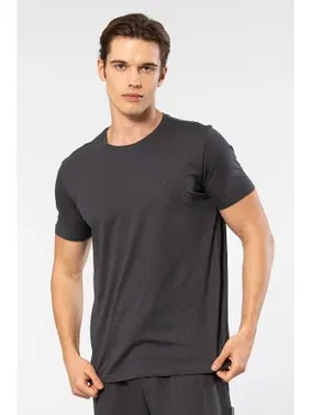 Cacharel Bisiklet Yaka Kısa Kollu Erkek T-shirt Cacharel 2169