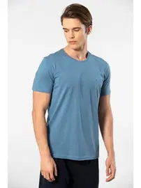 Cacharel Bisiklet Yaka Kısa Kollu Erkek T-shirt Cacharel 2169