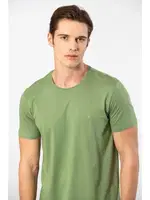 Bisiklet Yaka Rahat Kalıp Erkek T-shirt Cacharel 2169 Yeşil detay görünüm