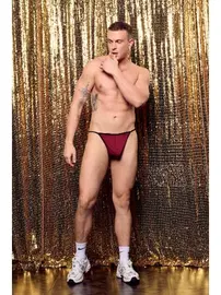 Darkzone Erkek Bordo String  Darkzone DZN6673