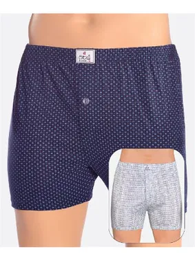 Öts İç Giyim Erkek Boxer Desenli Süprem %100 Pamuk ÖTS 2651 - Alternatif Görünüm