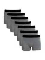 Erkek Boxer Gri 7'Li Set Darkzone DZN7777GR