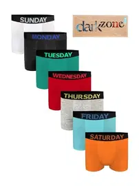 Darkzone Erkek Boxer Haftanın Günleri 7'Li Set Darkzone DZNWK7RNK