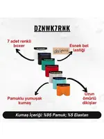 Erkek Boxer Haftanın Günleri 7'Li Set Darkzone DZNWK7RNK farklı açı
