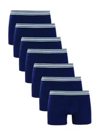 Darkzone Erkek Boxer Lacivert 7'Li Set Darkzone DZN7777LCV