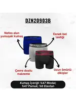 Erkek Boxer Modal 3'Lü Set Darkzone DZN20903B görsel 5