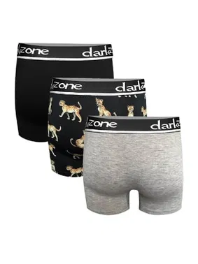Darkzone Erkek Boxer Pamuklu 3'Lü Set Darkzone DZN9101 - Alternatif Görünüm