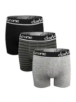 Erkek Boxer Pamuklu 3'Lü Set Darkzone DZN9102