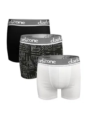 Darkzone Erkek Boxer Pamuklu 3'Lü Set Darkzone DZN9103