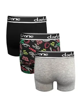 Darkzone Erkek Boxer Pamuklu 3'Lü Set Darkzone DZN9104 - Alternatif Görünüm