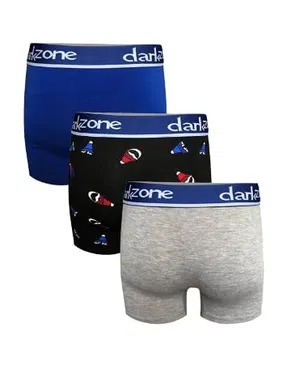 Darkzone Erkek Boxer Pamuklu 3'Lü Set Darkzone DZN9106 - Alternatif Görünüm