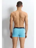 Erkek Boxer Pamuklu Mavi Strech Cotton Wooster W-039 - 3 Adet Mavi farklı açı