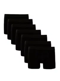 Darkzone Erkek Boxer Siyah 7'Li Set Darkzone DZN7777SY