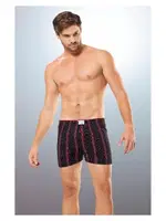 Erkek Büyük Beden Desenli Emprime Penye Boxer Anıt 1279 Görsel